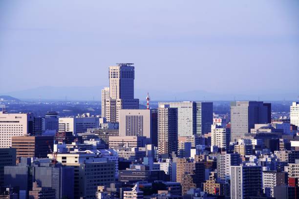 istock A beautiful night view of Sapporo 843557302