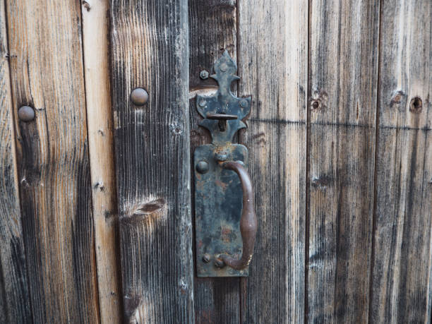 istock Entrance shed in a barn being destroyed 843560576