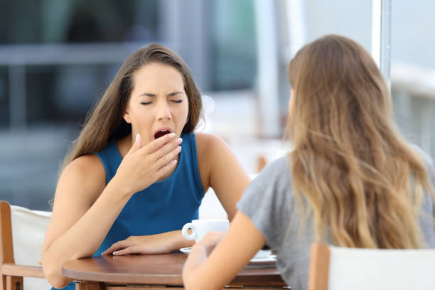 istock Bored friend having a conversation outdoors 843561888