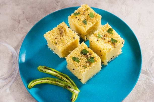 istock Gujarati Khaman Dhokla or Steamed Gram Flour Snack 843574110