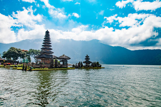 Pura Ulun Danu Bratan temple in the north of Bali, Indonesia