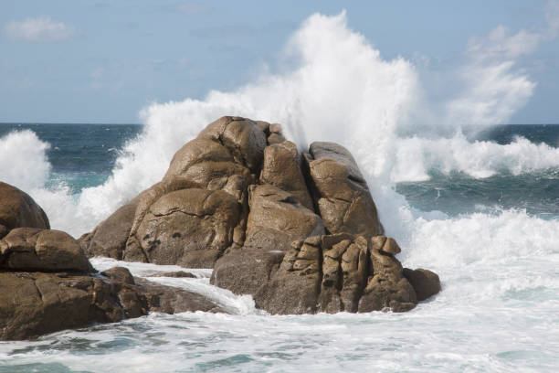 istock Waves and Rocks, Barca Point, Muxia; Fisterra 843581750