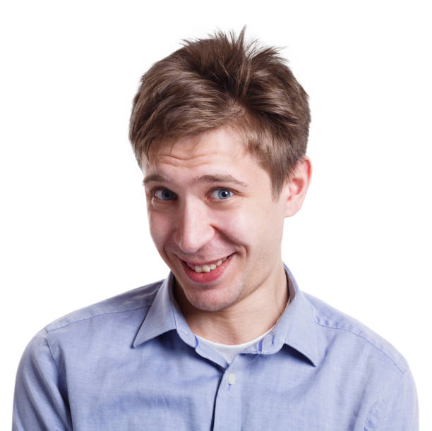 istock Man expressing wonder and happiness on face 843582812