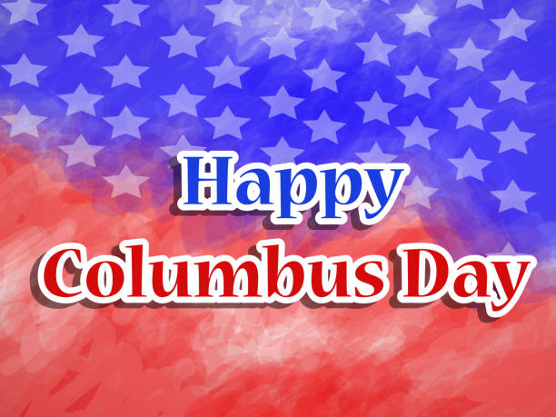illustration of Columbus Day Background illustration of elements of Columbus Day Background raja stock illustrations