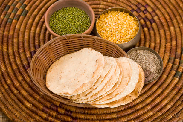 istock Pappadams or Papadum with Ingredient 843595118
