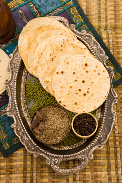 istock Pappadams or Papadum with Ingredient 843595254