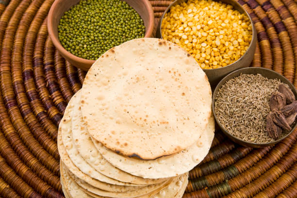 istock Pappadams or Papadum with Ingredient 843595298