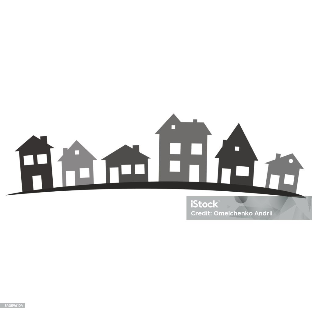 City houses House stock vector