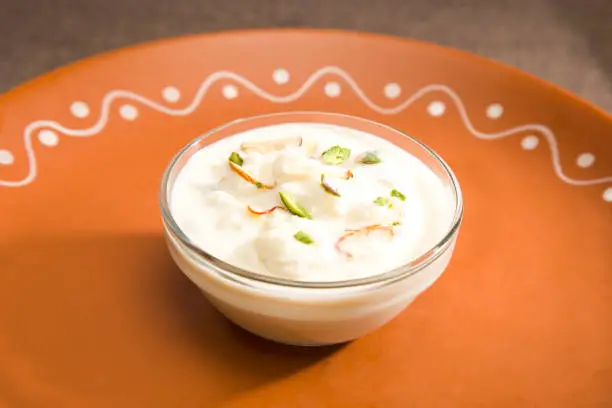 Rabri or Basundi or Khurchan or Evaporated Milk & Dry-Fruits Pudding