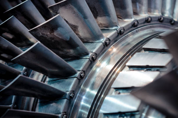 istock Turbine blades closeup 843600340