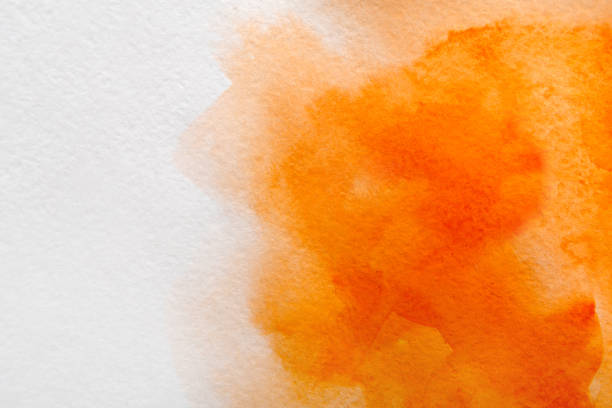 istock Abstract watercolor spot painted texture background 843602836