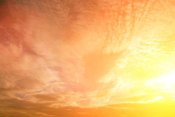 istock The sky Evening sunlight hot zone for background in design and abstract. 843610982