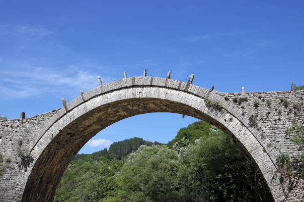 istock Kalogeriko arched stone bridge Zagoria Greece 843618830