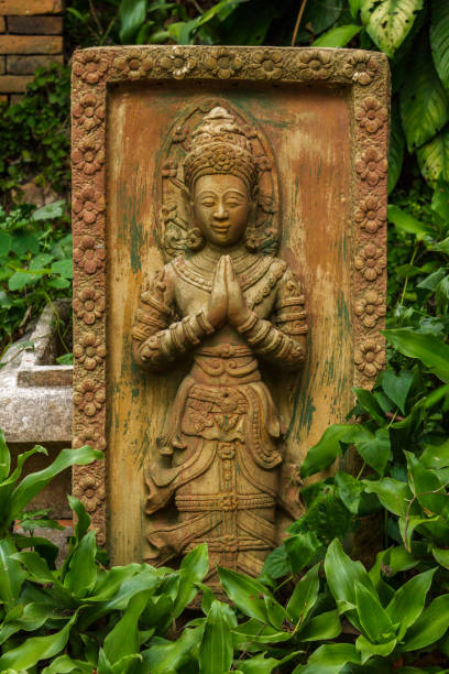 istock Carving at Wat Pha Lat in Chiang Mai, Thailand 843622486