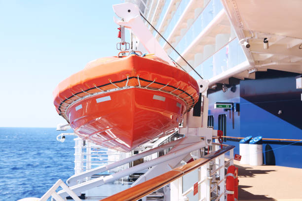 istock life boats on cruise ship in orange 843634568