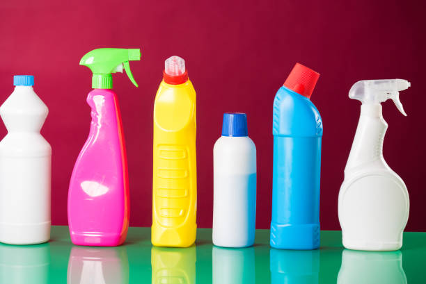 istock Variety house cleaning products 843634702