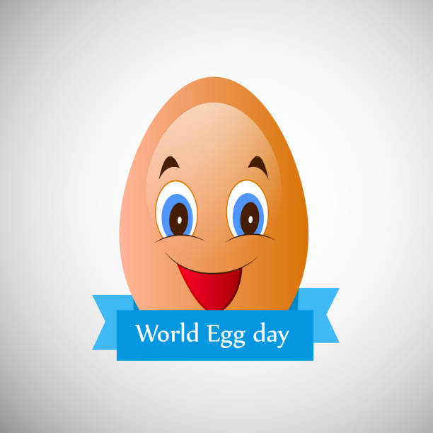 illustration of World Egg Day Background illustration of elements of World Egg Day Background World Egg Day stock illustrations