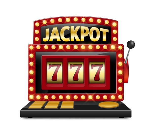 Red Slot Machine Wins The Jackpot Isolated On White Background Casino Big  Win Slot Machine Vector Illustration Stock Illustration - Download Image  Now - iStock