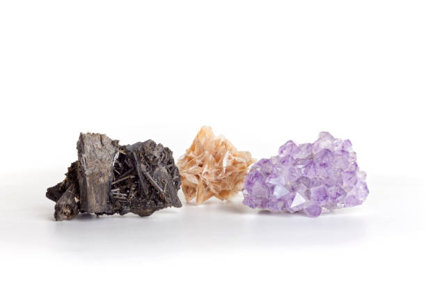 istock Barite, fluorite and gypsum. 843658410