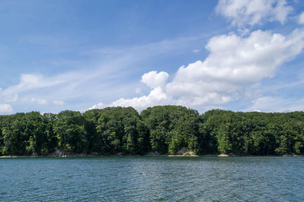 istock Hills on Lake Solinskim, Poland 843666988
