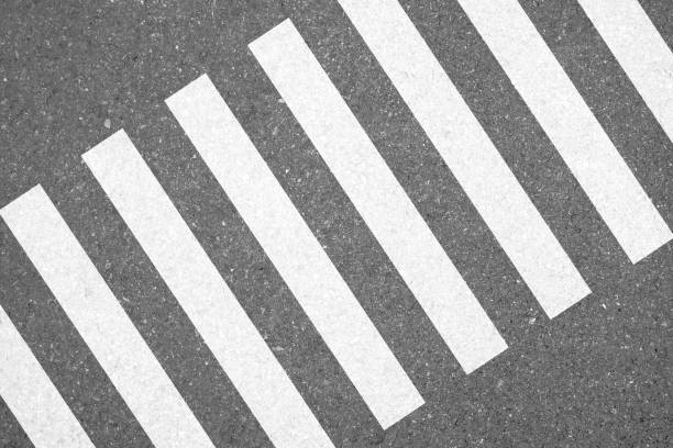 istock Zebra crosswalk on the road for safety crossing 843681434