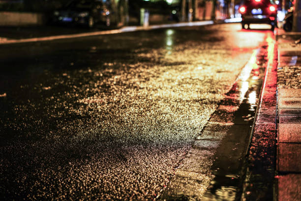 istock Rainy night in the big city 843690692