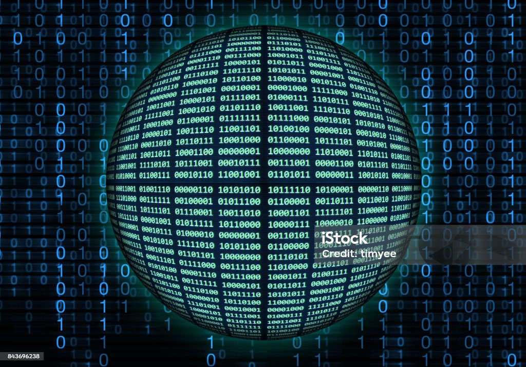 Digital Sphere Vector Digital Sphere Stock Illustration - Download Image Now - Abstract ...