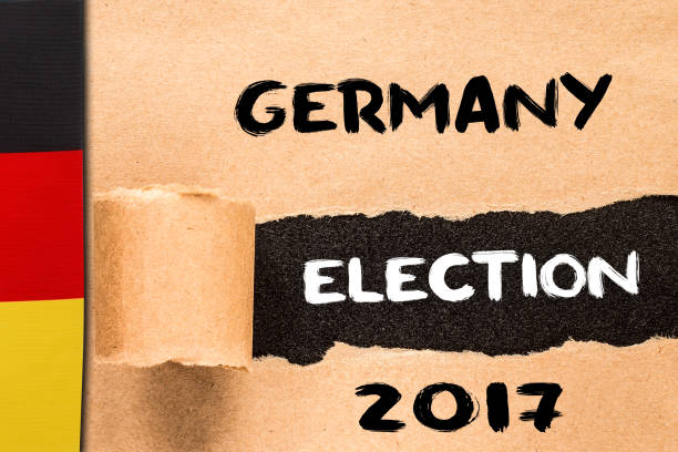 istock Germany, Election 2017, inscription on torn paper sheet 843697602