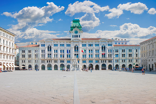 The most important square in Trieste called 