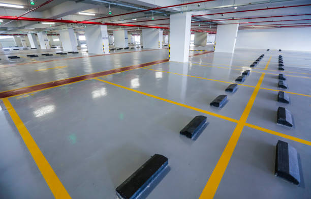 Empty indoor car parking space Empty indoor car parking space / lots. association of southeast asian nations photos stock pictures, royalty-free photos & images