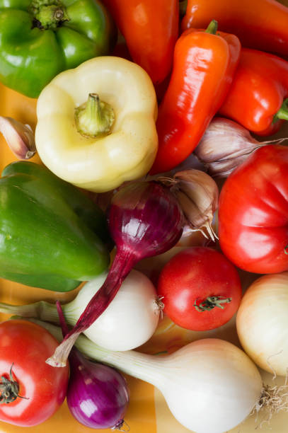 istock Fresh organic vegetables  heap against white background 843717128