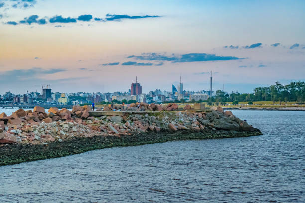 istock Montevideo Cityscape Scene, Uruguay 843725532
