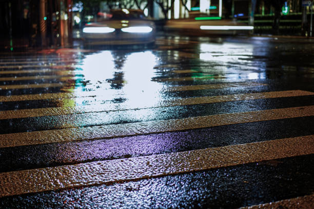 istock Rainy night in the big city 843727982