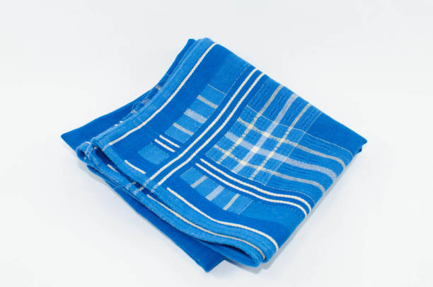 istock A Object of Blue Scott Handkerchief isolated. 843727992
