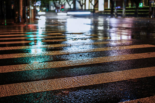 istock Rainy night in the big city 843728622
