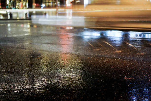 istock Rainy night in the big city 843731914