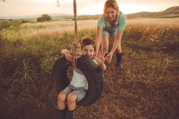 istock Moter and son making memories for life 843732452