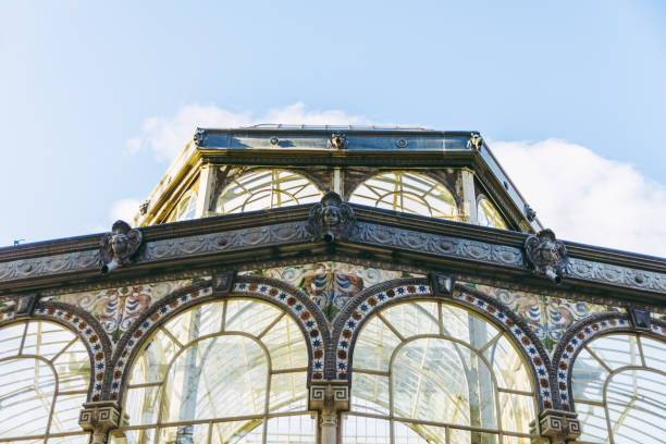 istock Greenhouse (or Crystal Palace) at Retiro Park, Madrid, Spain. 843733296