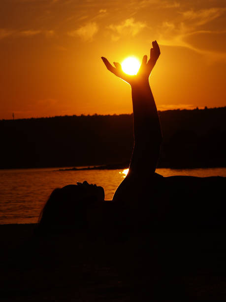 istock Girl in sunset 843737128