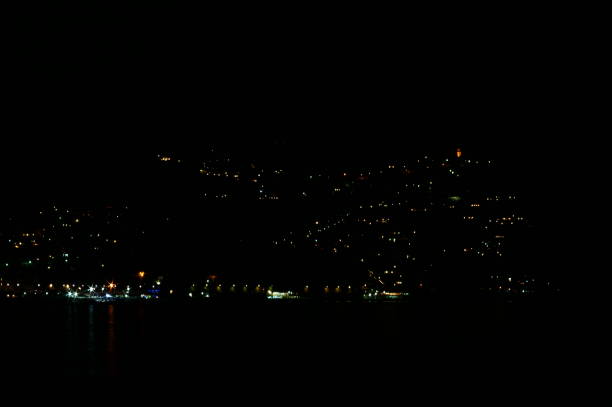 istock coast line by night,five lands moneglia italy 843741892
