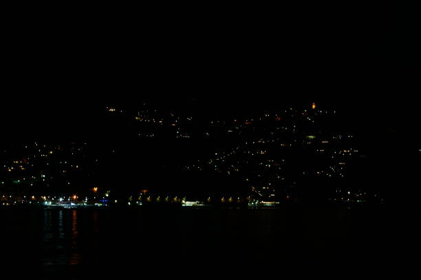 istock coast line by night,five lands moneglia italy 843741956