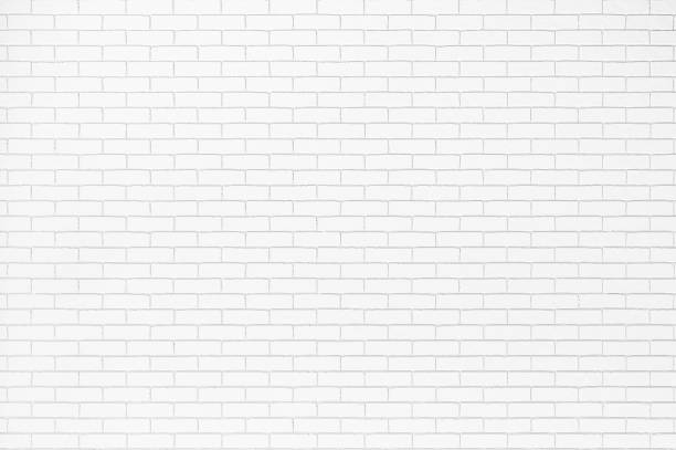 istock Pattern white brick wall texture in modern style reflected minimalism or Zen way of life. background is for backdrop design, composition art image, website, magazine or graphic for commercial campaign 843744398