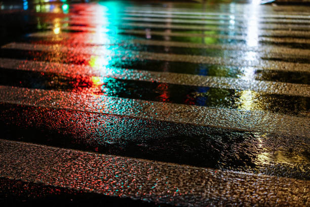 istock Rainy night in the big city 843744888