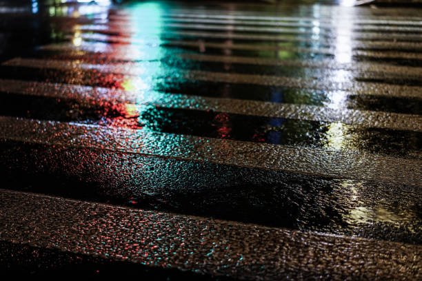 istock Rainy night in the big city 843744996