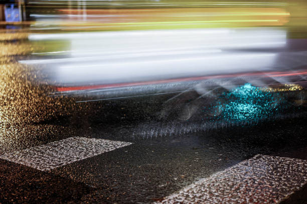 istock Rainy night in the big city 843748114