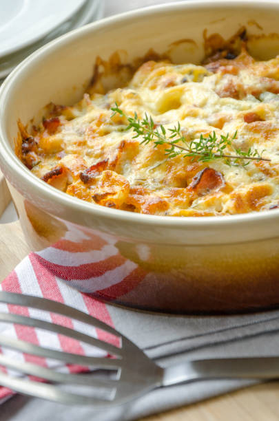 istock Creamy chicken and potato casserole 843752118