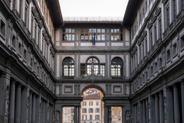 istock Square from Uffizi, Florence, Italy 843755520
