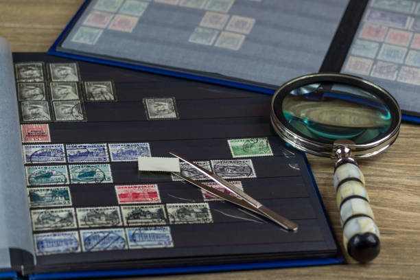 istock Collection of postage stamps 843755724