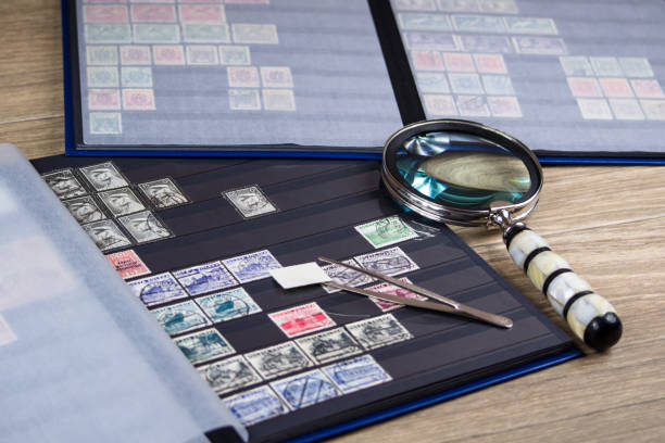istock Collection of postage stamps 843755804