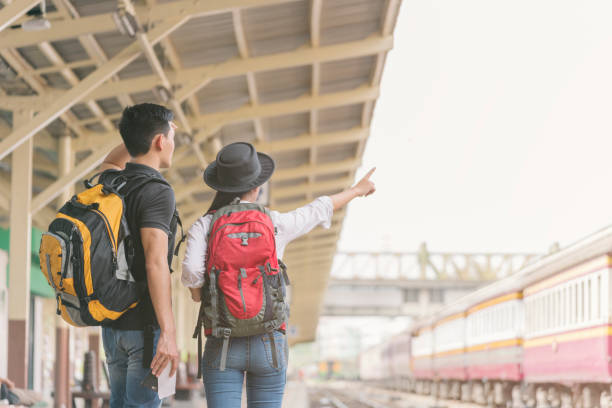 istock Couple of traveler 843755810
